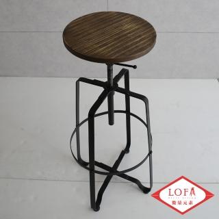 【微量元素】手感工業風美式吧台椅