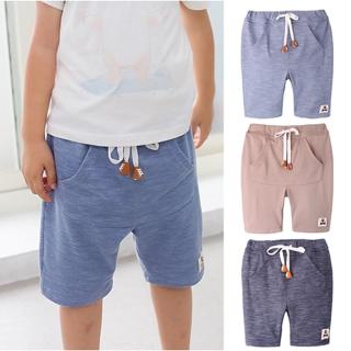 【baby童衣】任選 兒童短褲 純棉休閒運動褲 男童五分褲 60028(卡其)