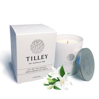 【Tilley百年特莉】幸福百合香氛大豆蠟燭240g(附防塵蓋)