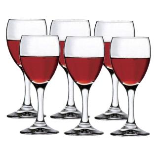 【土耳其Pasabahce】高腳紅酒杯250cc(六入組)