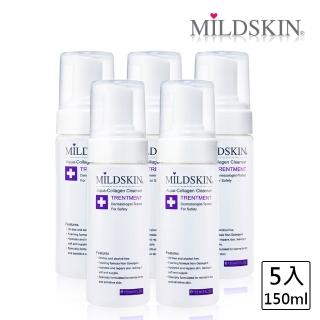 【MILDSKIN】膠原蛋白潔顏泡沫慕絲(5入組)
