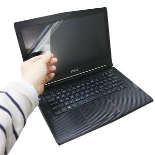 【EZstick】MSI GS40 6QE 系列專用 靜電式筆電液晶螢幕貼(可選鏡面或霧面)