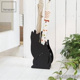 【日本YAMAZAKI】Cat優雅佇立傘架(黑)