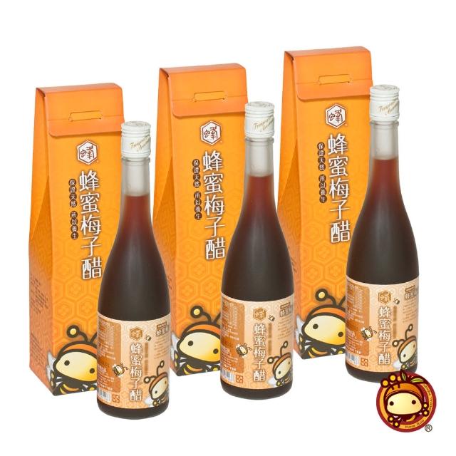 【蜂國蜂蜜莊園】蜂蜜梅子醋500ml(3瓶組)網路熱賣