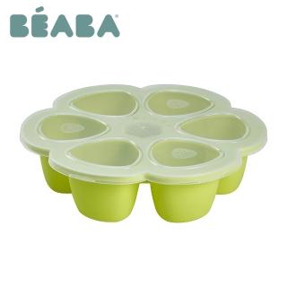 【法國 BEABA】副食品儲存格-90ml x 6格(綠)