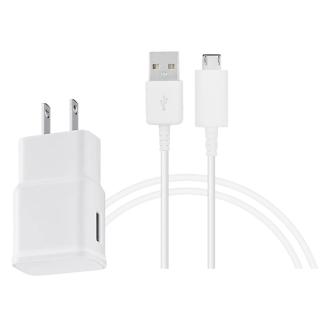 【SAMSUNG】GALAXY 5V/1.55A 原廠旅行充電器+S6/S6 Edge新版充電傳輸線組(台灣電檢-密封袋裝)