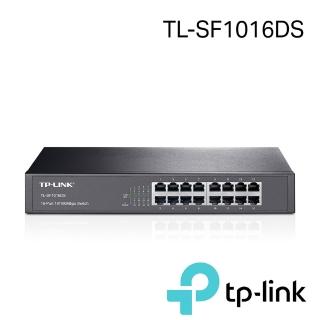 【TP-LINK】TL-SF1016DS 16埠100Mbps桌上/機架型乙太網路交換器(交換器)