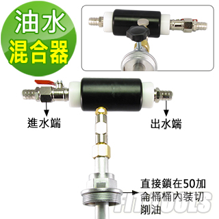 良匠工具 可調整比例液體特殊加油器適用50加侖桶切削液適cnc機台 液體油水混合器 Momo購物網