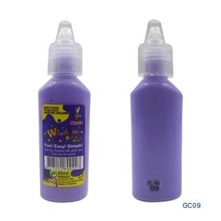 【愛玩色創意館】愛玩色 兒童無毒彩繪玻璃貼- 彩膠筆 22 ML - 色號 09 單支(台灣製)