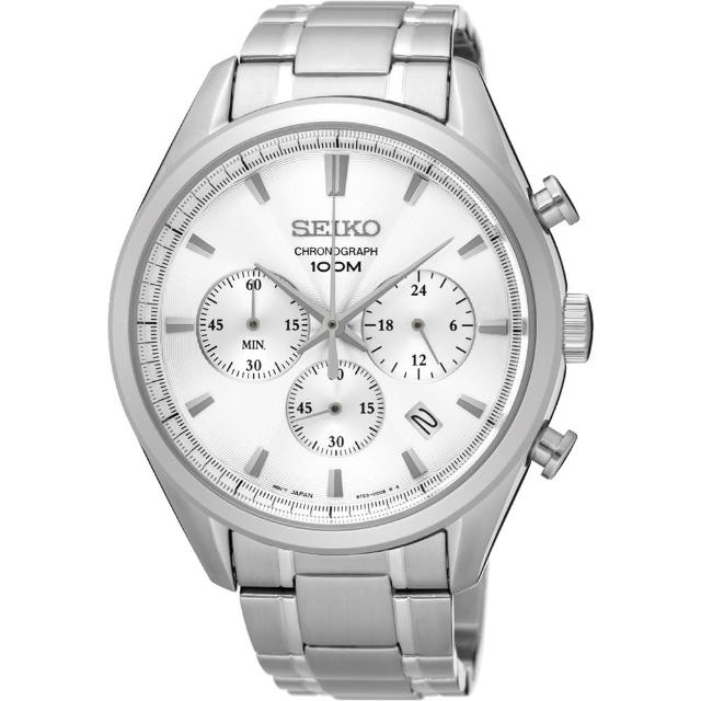 使用【SEIKO】精工 CS系列都會計時腕錶-銀/42mm(8T63-00C0S  SSB221P1)心得