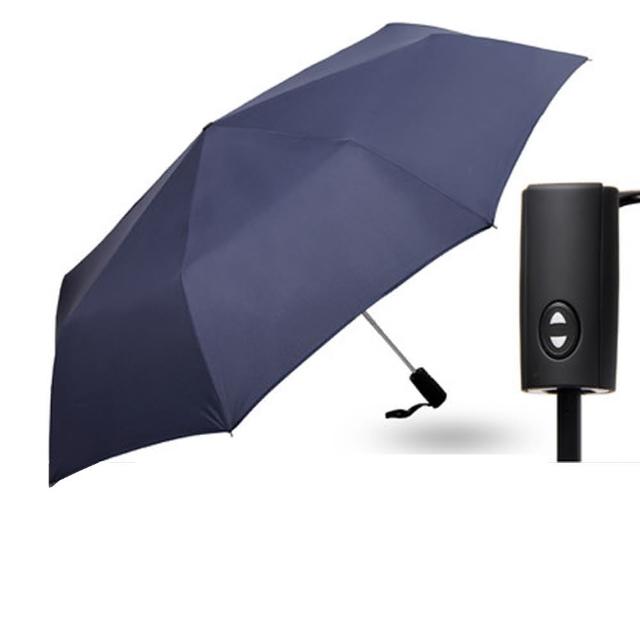 【PUSH! 好聚好傘】一鍵開收全自動傘雨傘遮陽傘晴雨傘三摺傘折疊傘(125CM I63)