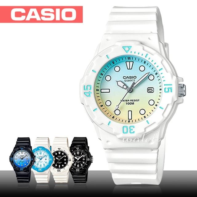 經典款式【CASIO 卡西歐】潛水風格-學生/青少年指針錶_鏡面3.4cm(LRW-200H)