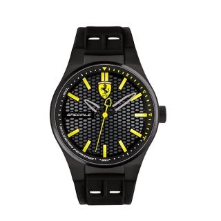 【FERRARI/法拉利】速度流行時尚運動腕錶(黃/0830354)
