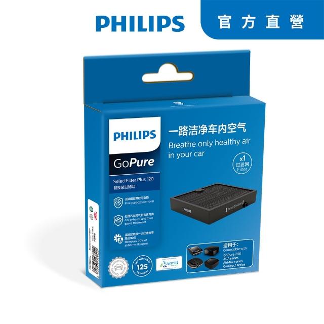 【PHILIPS 飛利浦】HEPA 車用除菌空氣清淨機 專用替換濾片組 一入(FILT120)新品上市