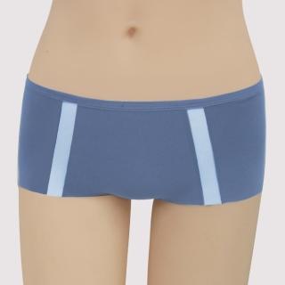 【瑪登瑪朵】浪漫法式無痕  低腰平口無痕內褲(結晶藍)