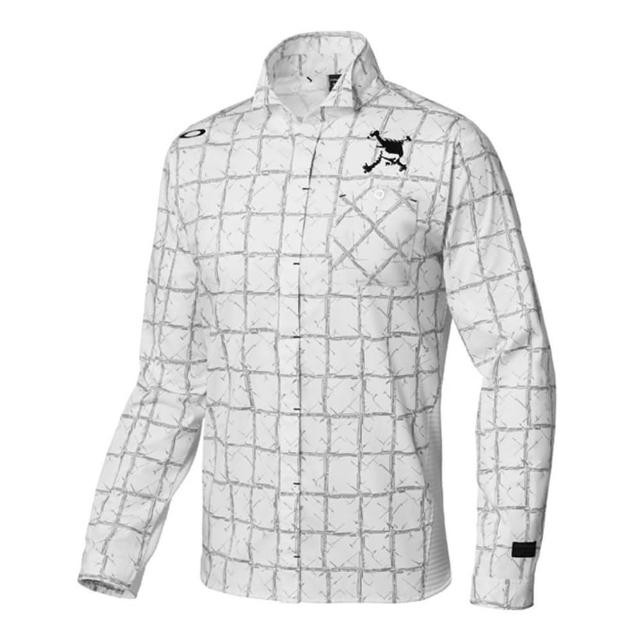 【OAKLEY】SKULL POINTED CHECK L/S SHIRT(長袖高爾夫球襯衫)推薦文