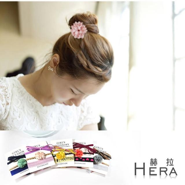 【Hera】雪紡雛菊蝴蝶結打結髮繩/髮圈/髮束/三入組(五款) 【Hera】雪紡雛菊蝴蝶結打結髮繩/髮圈/髮束/三入組(五款)