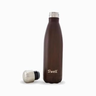 【Swell】Burlwood-17oz-美國時尚不鏽鋼保冷.保溫瓶500ml(WOOD COLLECTION)