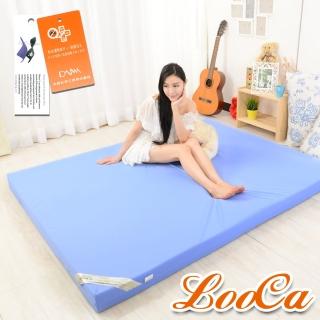 【LooCa】抗菌防蹣防水12cm釋壓記憶床墊(雙5尺)