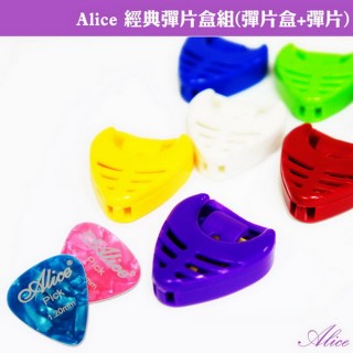 【美佳音樂】Alice 經典彈片盒組(含彈片盒+六種厚度珍珠彈片)