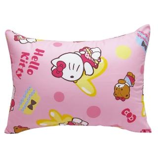 【享夢城堡】中枕63x45(HELLO KITTY MY屁屁-粉)