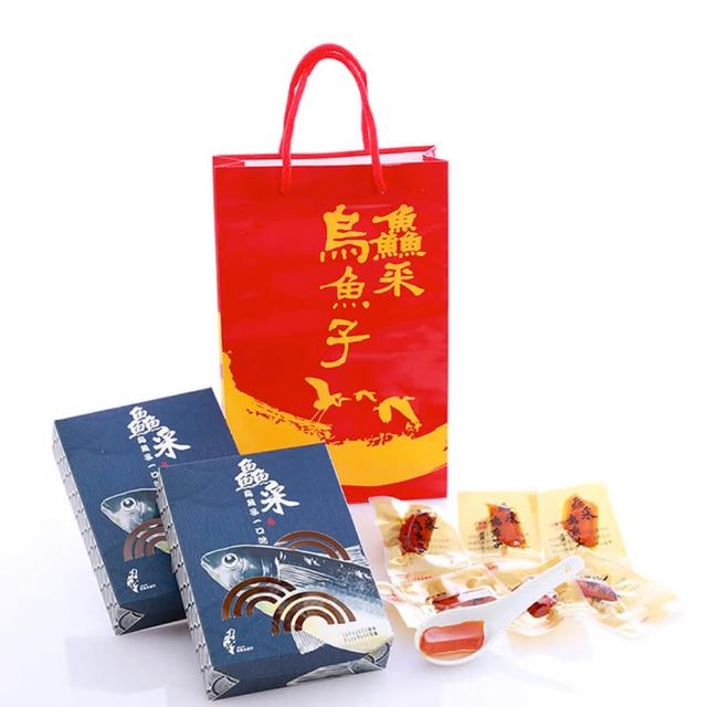 【莊國勝】金鑽一口吃烏魚子4盒(10片/盒 附提袋x2)強檔特價