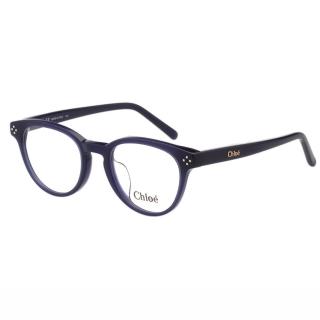 【CHLOE】-復古 圓框 光學眼鏡 CE2680A-424(藍色)