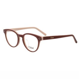 【CHLOE】-復古 圓框 光學眼鏡 CE2680A-905(咖啡色)