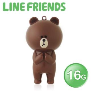 【LINE FRIENDS】16GB 立體造型隨身碟-熊大(WH-LN223B)