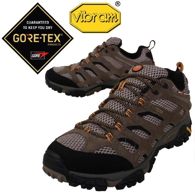 【MERRELL】戶外鞋 Moab Gore-Tex 運動 男鞋 低筒 登山 越野 完全防水 戶外 健行 耐磨(ML87107)