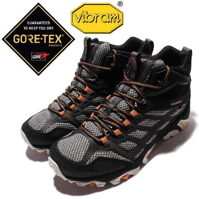 【MERRELL】戶外鞋 Moab FST MID 運動 男鞋 Gore-Tex 高筒 登山 越野 防水 耐磨(ML35737)