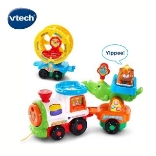 【Vtech】嘟嘟動物系列-動物火車組(互動學英文首選玩具)
