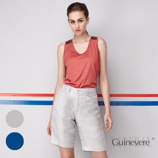 【矜蘭妃】西服訂製款100%法國亞麻五分褲