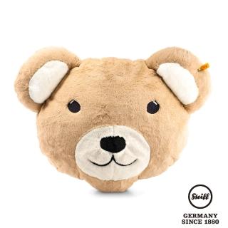 【STEIFF德國金耳釦泰迪熊】Teddy Bear Cushion 熊頭枕頭 抱枕(寢具)