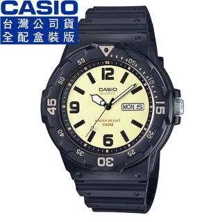 【CASIO】卡西歐運動錶-米白(MRW-200H-5B 公司貨全配盒裝)