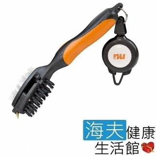 【恩悠數位】NU 高爾夫 伸縮三用球具刷