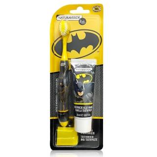【義大利原裝進口】Batman口腔保健組(牙刷+牙膏25ml)