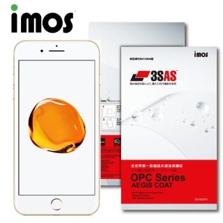 【iMOS 3SAS】Apple iPhone 7 plus 疏油疏水 螢幕正面+背面超值組合貼