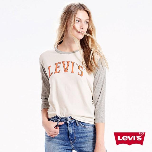 【Levis】長袖Tee / LOGO / 雙色拼接 【Levis】長袖Tee / LOGO / 雙色拼接