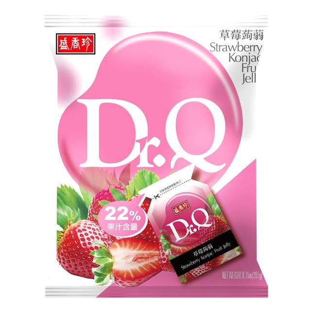 【盛香珍】Dr.Q蒟蒻265gX4包組(葡萄/草莓/芒果/百香果/荔枝-5種口味可選)中元普渡/拜拜/澎派