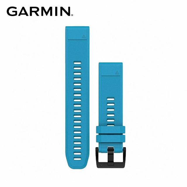 【GARMIN】QUICKFIT 天灰藍矽膠錶帶(22mm)