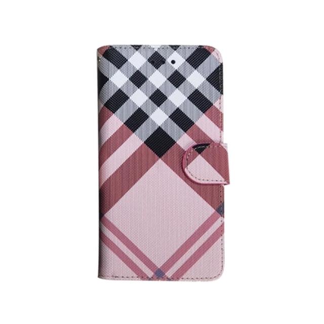 【Aguchi 亞古奇】Apple iPhone 7/8/SE 2020 共用 精品版 英倫格紋氣質手機皮套(5色可選)
