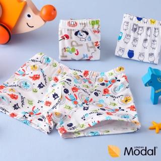 【Lolo squirrel】3件組-透氣抑菌男童內褲-怪獸地球探險(100-130cm)