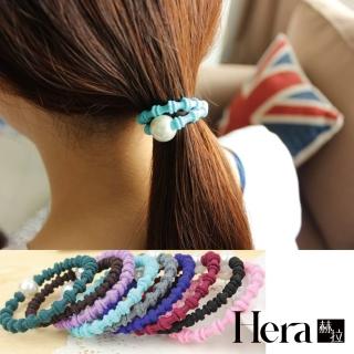 【Hera】赫拉 珍珠竹節手圈/髮圈/髮束-五入組(不挑色)