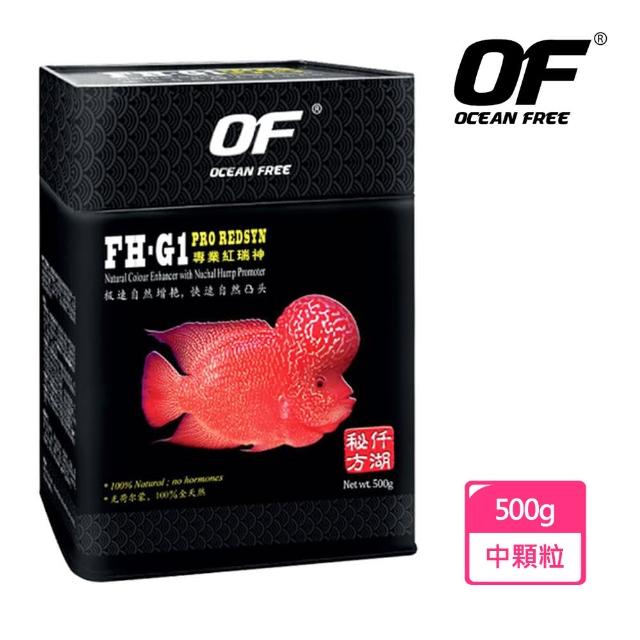 【OF OCEAN FREE】FH-G1-FF979 紅瑞神/羅漢魚飼料-中顆粒(500g)