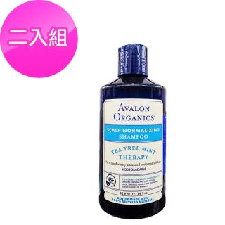 【AVALON】湛藍茶樹薄荷洗髮精414ml(二入組)