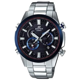 【CASIO 卡西歐】EDIFICE 時尚風暴 太陽能電波錶-49mm(EQW-T640YDB-1A2)