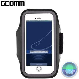 【GCOMM】指紋辨識 萊卡透氣親膚 4.8吋 運動臂帶(指紋辨識 萊卡透氣親膚)