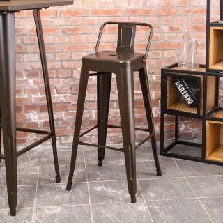 【BODEN】艾客工業風吧台椅/高椅/單椅