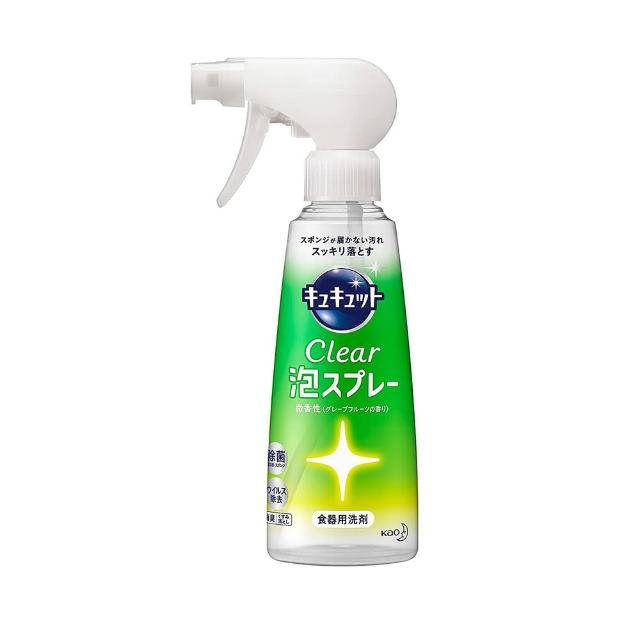 【日本KAO】無死角泡沫洗碗精 (葡萄柚香)300ml